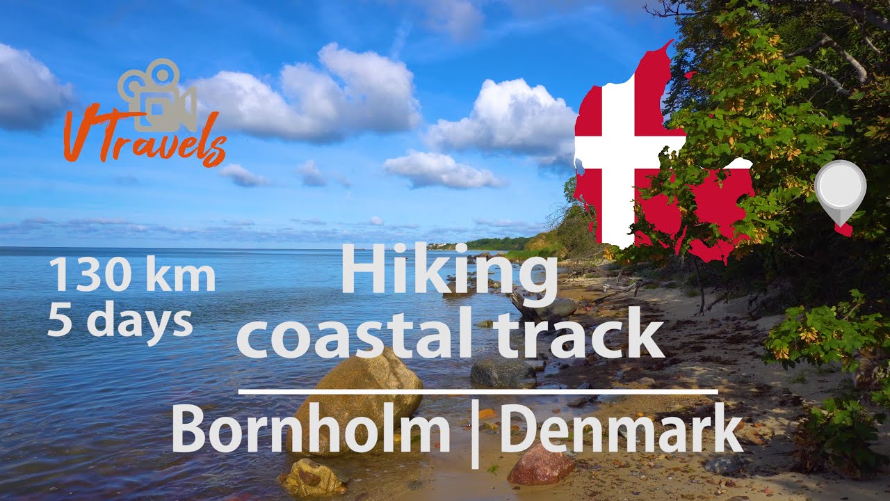 Bornholm Kyststier (coastal track)| Denmark 4K