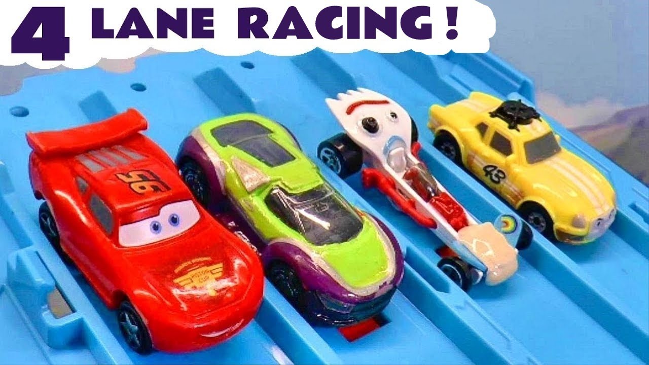 4 Lane Funlings Racing Stories With Cars McQueen