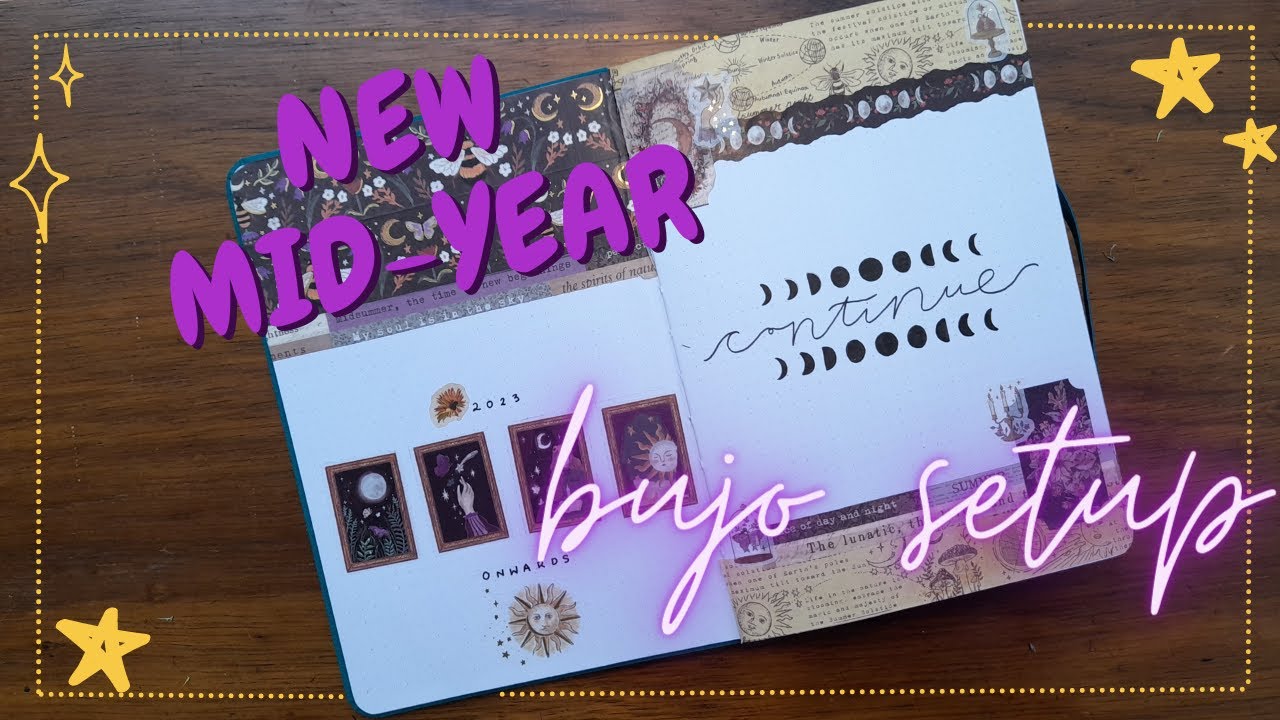 PWM | New Mid-Year  Bullet Journal Setup (Midsummer theme)
