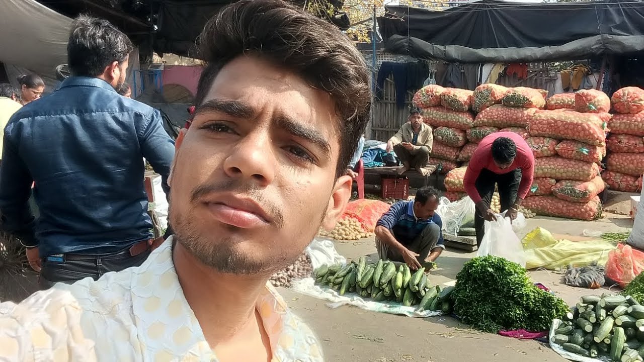 Lucknow ki sabse badi vegetable Market😰