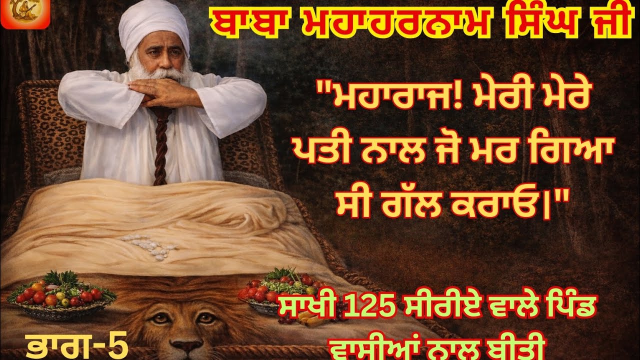 Baba MahaHarnam Singh Ji. Rumi Bhucho Kalaan. Sakhi125,126,127,128.Baba Nand Singh Ji de Murshad 