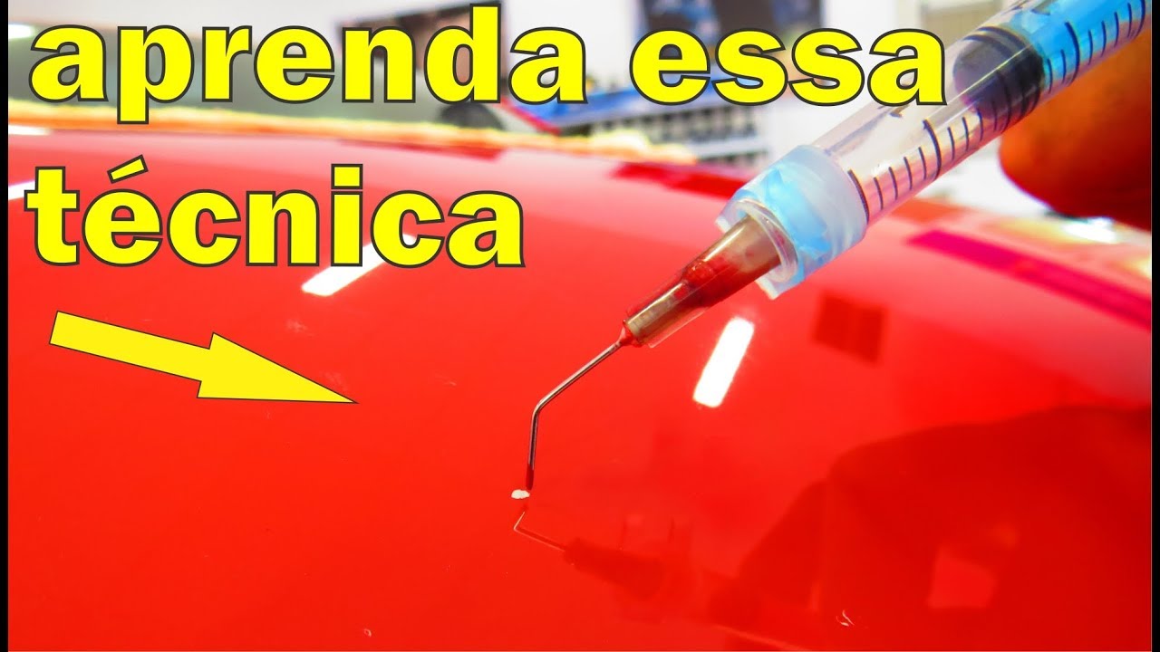 Como Corrigir Lascas de Pedra no Capô - Micro Pintura Automotiva