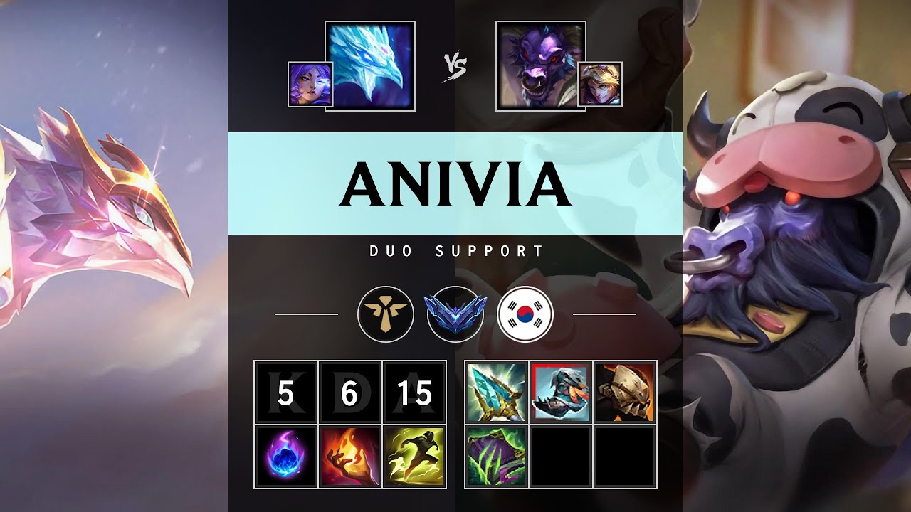 Anivia Support vs Alistar - KR Diamond Patch 25.21