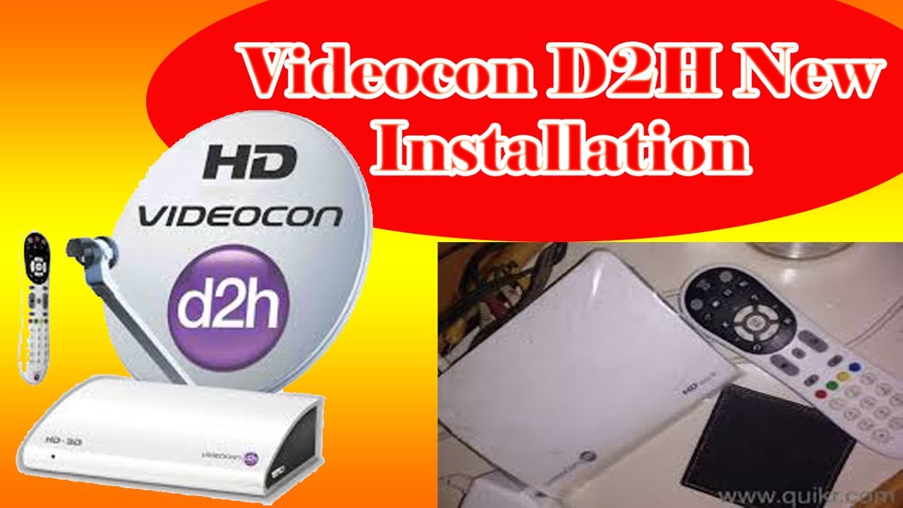 Videocon D2H Installation Complete