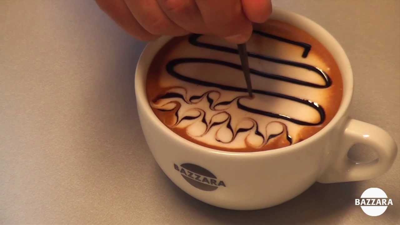 Latte Art tutorial: Waves