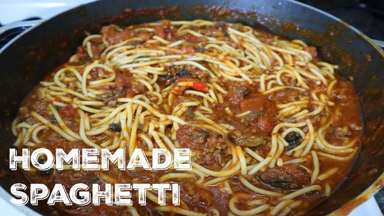 How To Make Homemade Spaghetti