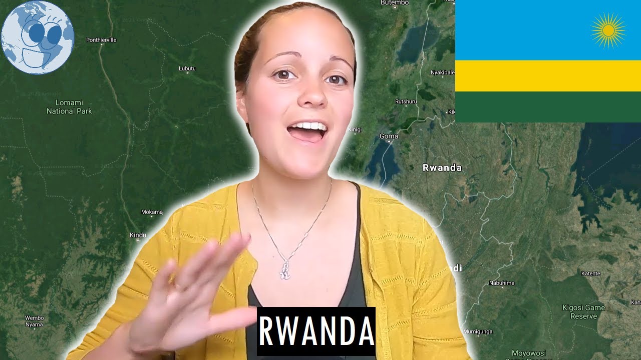 Zooming in on RWANDA | Geography of Rwanda with Google Earth