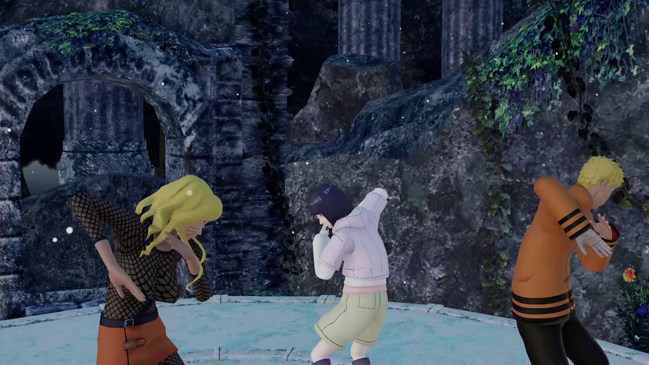 [MMD] Naruto Hinata Neji Naruko Let Her Go COVER