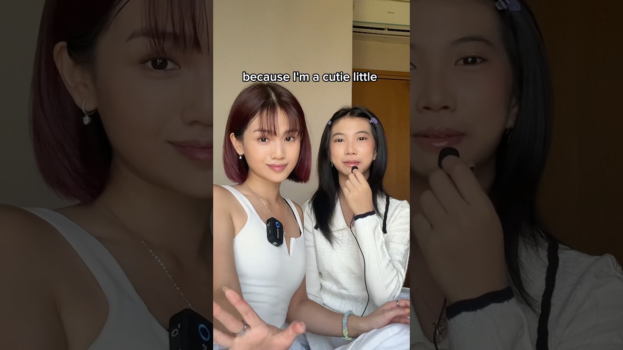 doing my sister's makeup