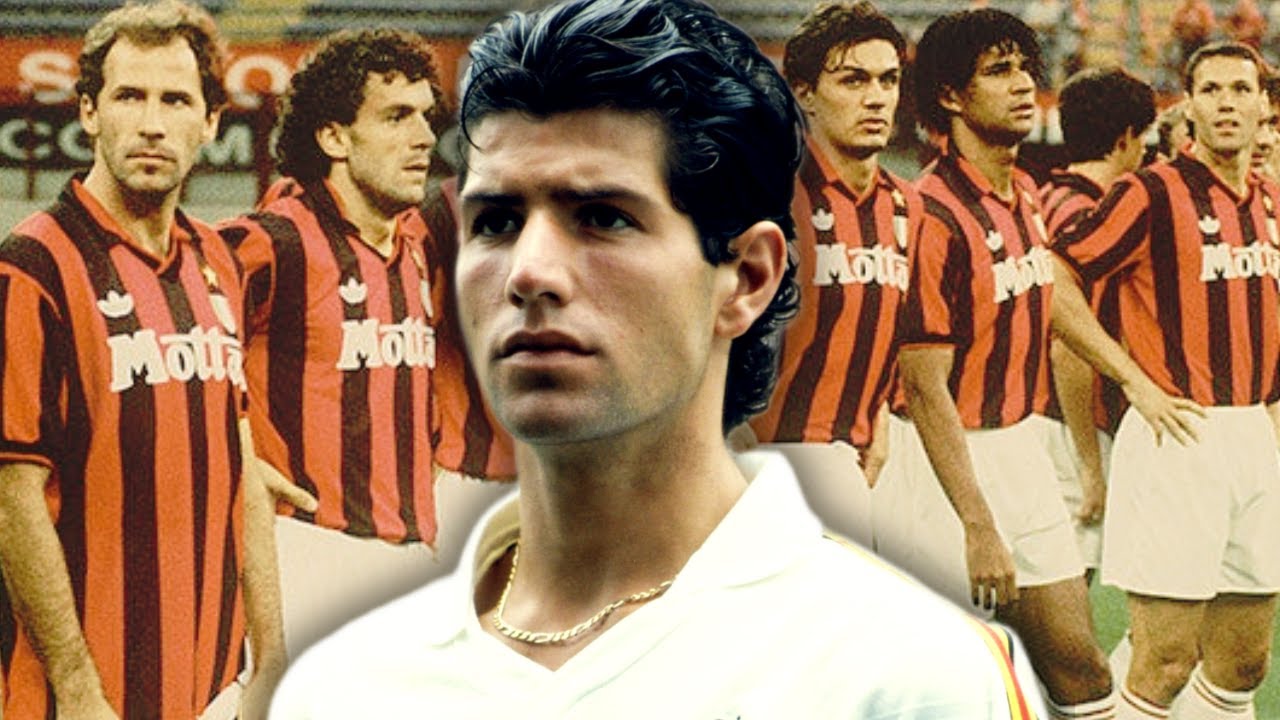 Enzo Scifo Masterclass vs Prime AC Milan 1992/93 Serie A