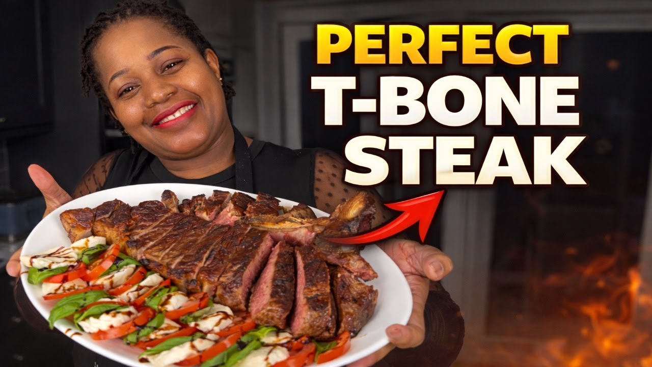 How to Cook the PERFECT T-Bone Steak at home | Steakhouse method
