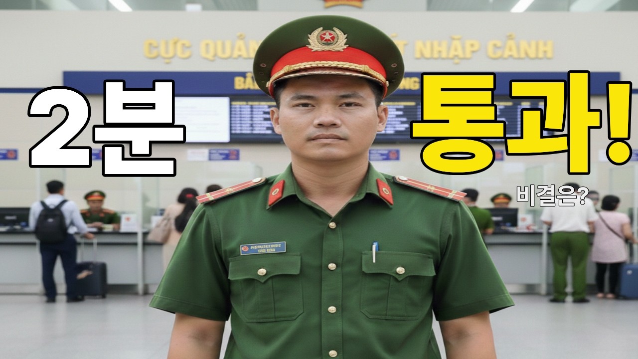 호치민공항 2분 통과 하는법!!