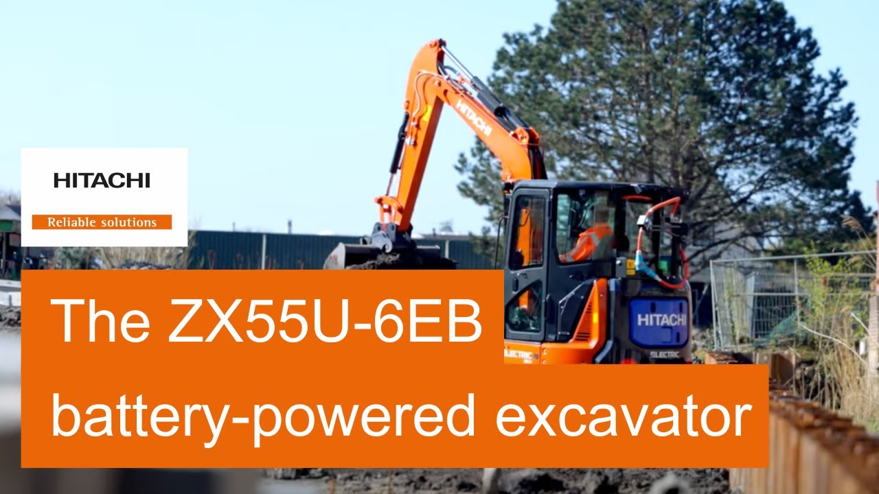 The new ZX55U-6EB – meeting the need for emission-free equipment