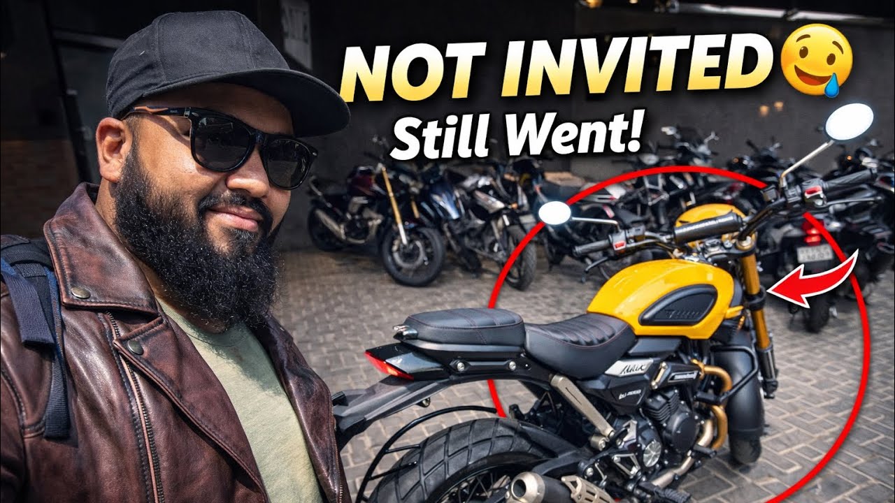 Not Invited… But I Went to Triumph Scrambler 400XC Launch 😅🔥