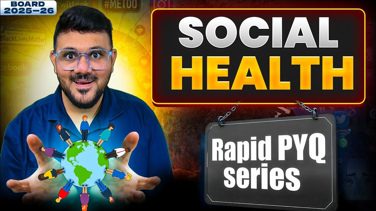 Social Health🤓 | SSC Class 10 Maharashtra Board | PYQ 2019-2025 | One Shot Revision ✅
