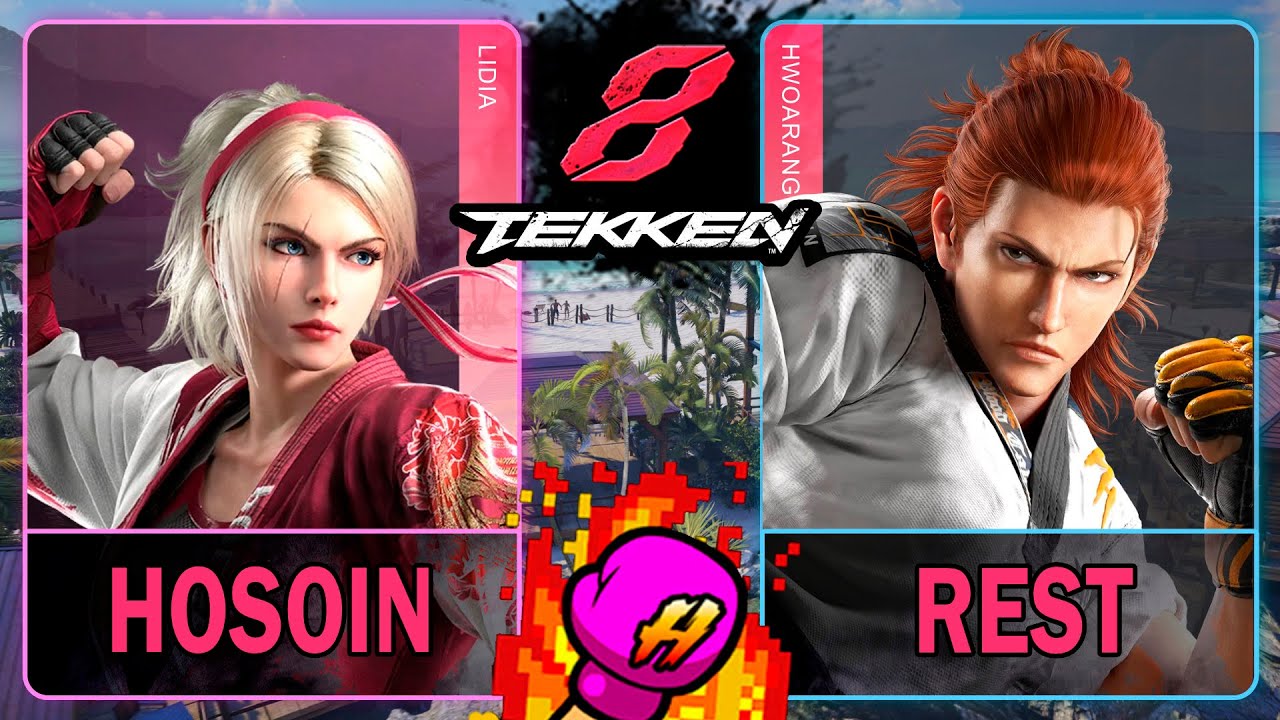 Tekken 8🥊Hosoin (LIDIA) VS Rest (HWOARANG)🥊4K 60ᶠᵖˢ 🥊#tekken8