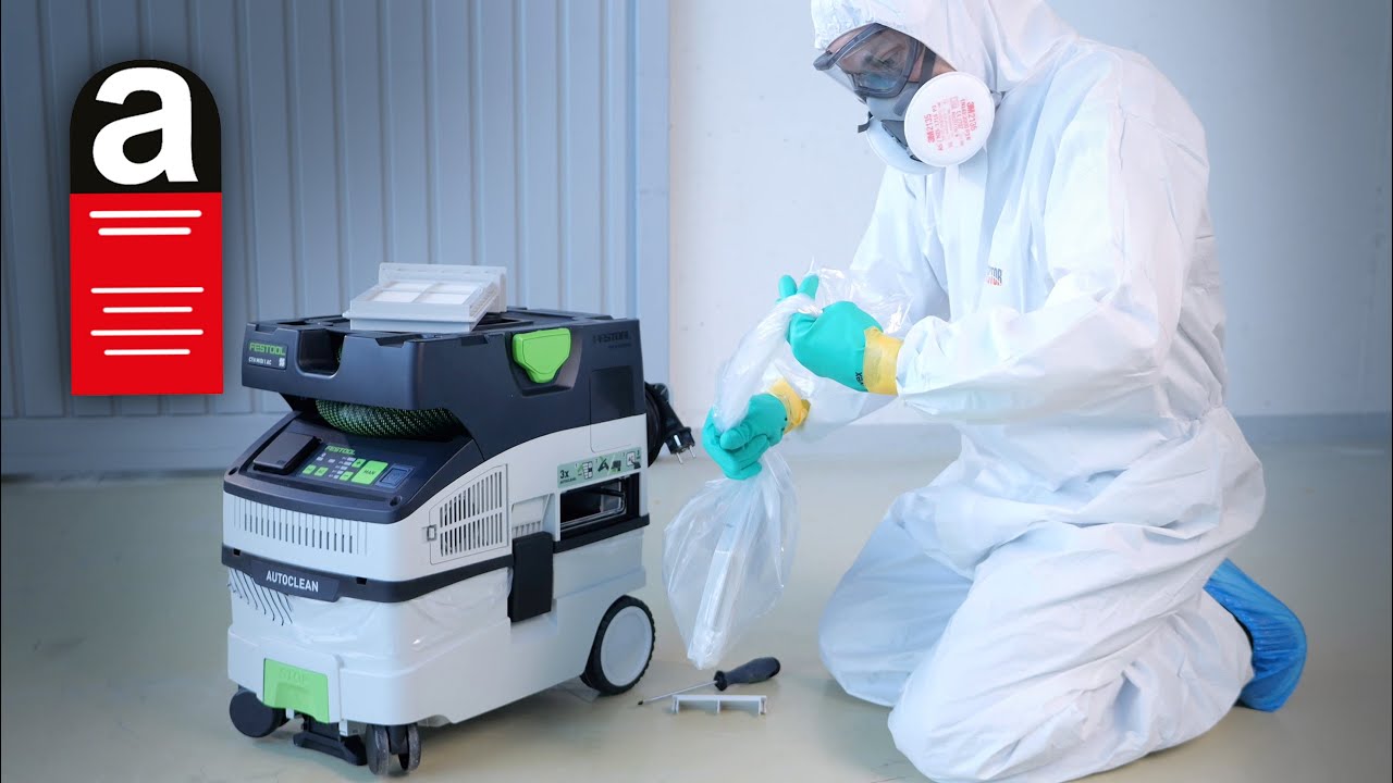 CTH MIDI I AC Quick Guide - Dust Class H Change Main Filter and Filter Bag