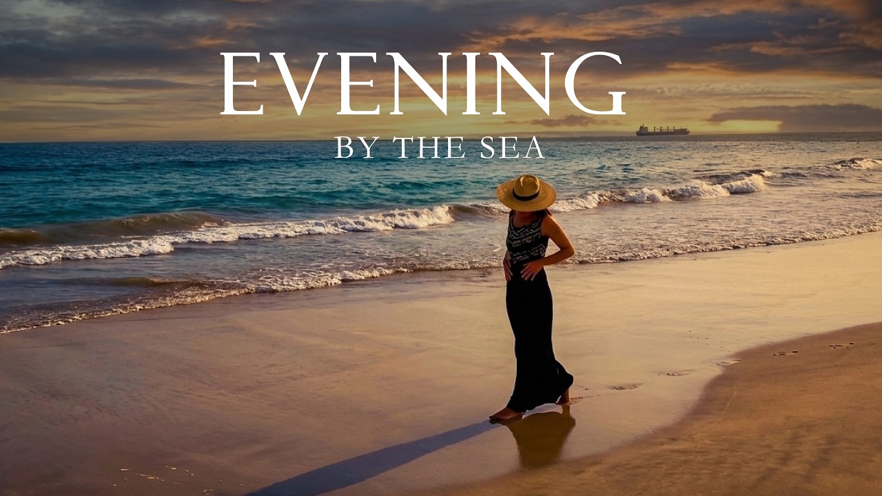 Evening Walk by the Ocean Calm Sea Breeze & Slow Living (15MIN)