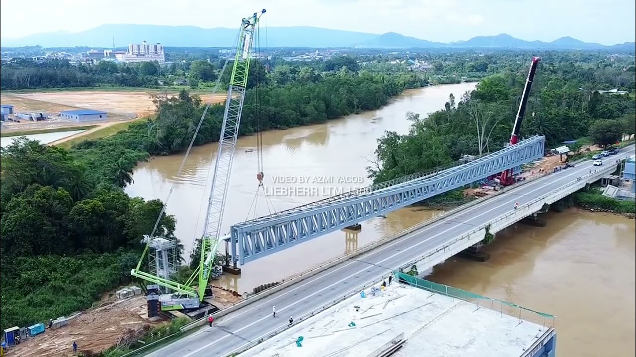 LIEBHERR LTM 1500 VS CRAWLER CRANE ZOOMLION 260T Part-3 akhir...