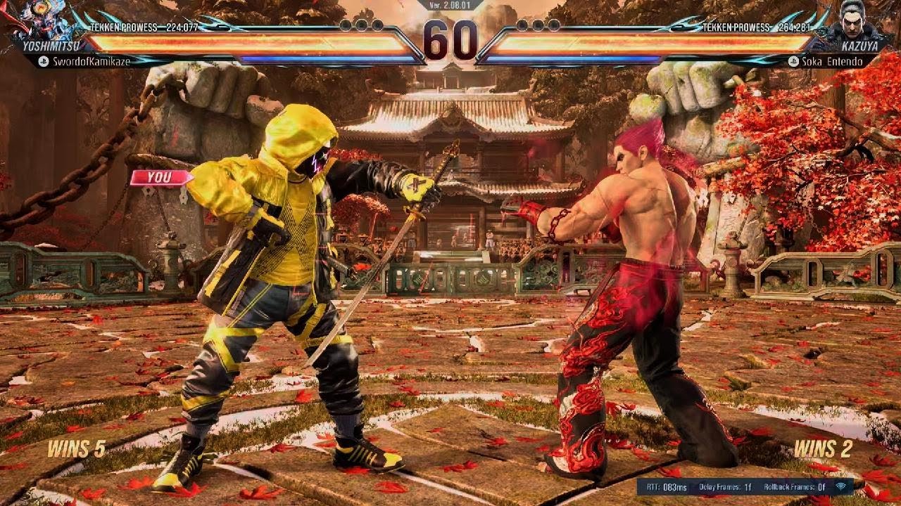 Yoshimitsu beats Kazuya 🔥