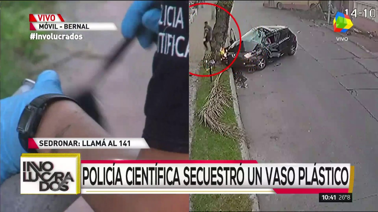 Bernal: tremendo choque entre un auto y un colectivo y el misterio de 