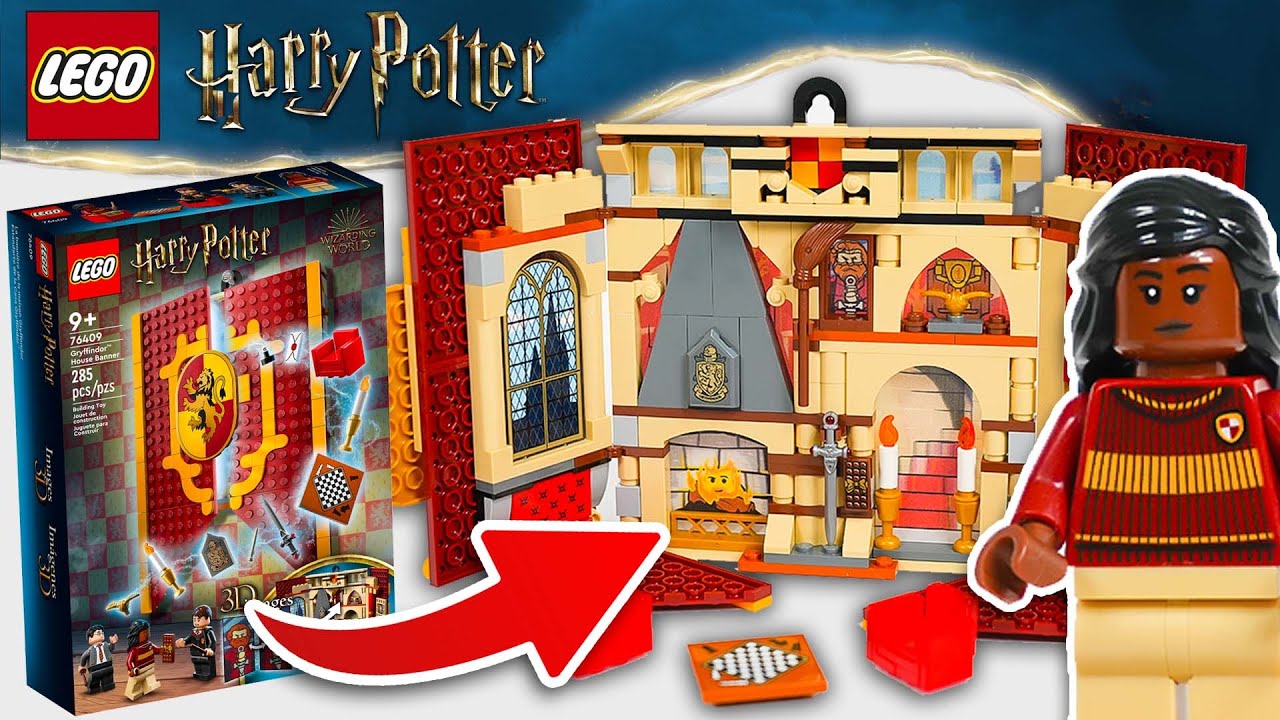 A $35 LEGO WALL? | LEGO Harry Potter 2023 Gryffindor House Banner (46409) Review