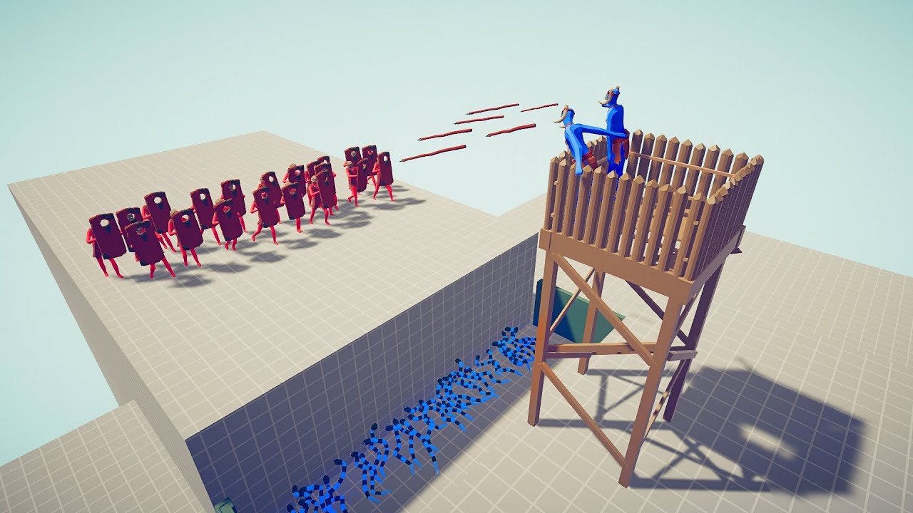 2 SPEAR THROWERS + 40 ZOMBIE SNAKE vs 20 EVERY UNIT | TABS - Totally Accurate Battle Simulator