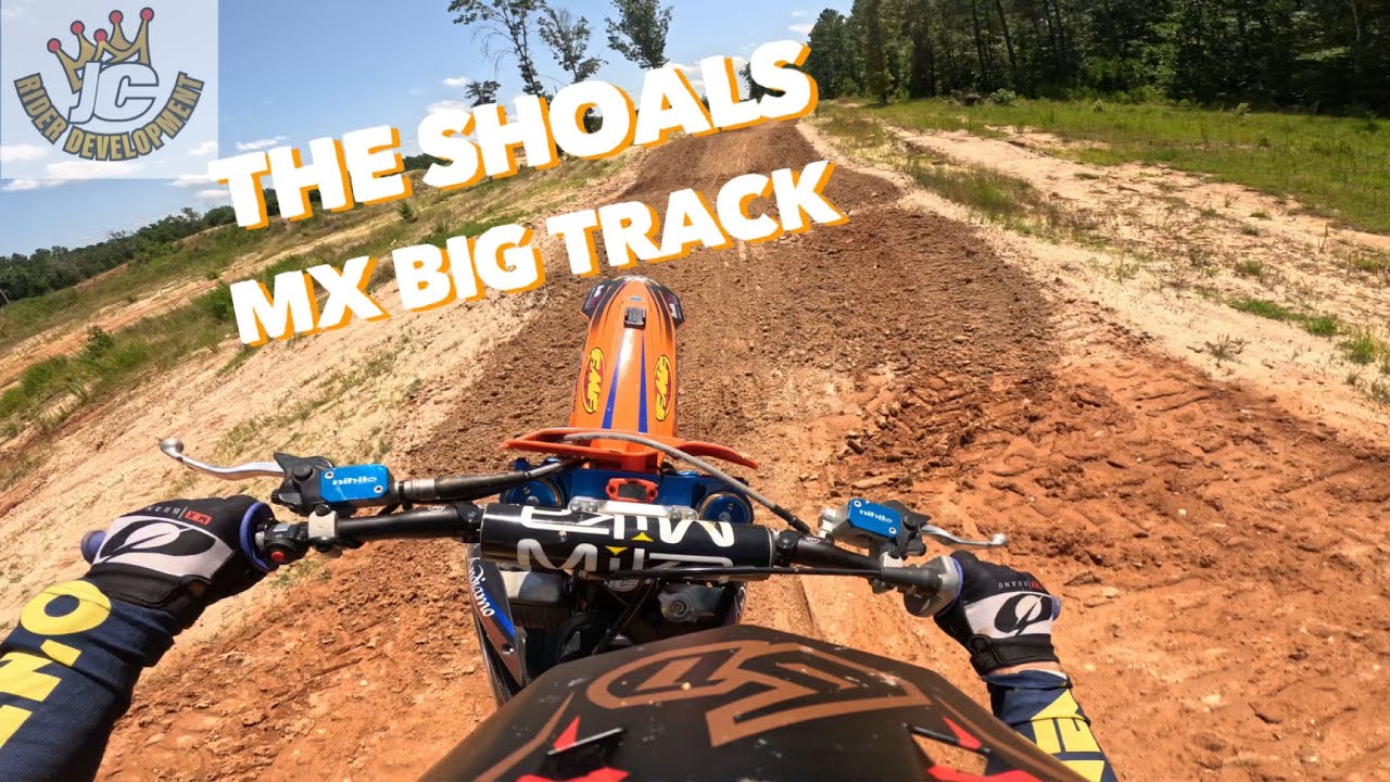 Ripping The Shoals Mx Big Track on my 2stroke!