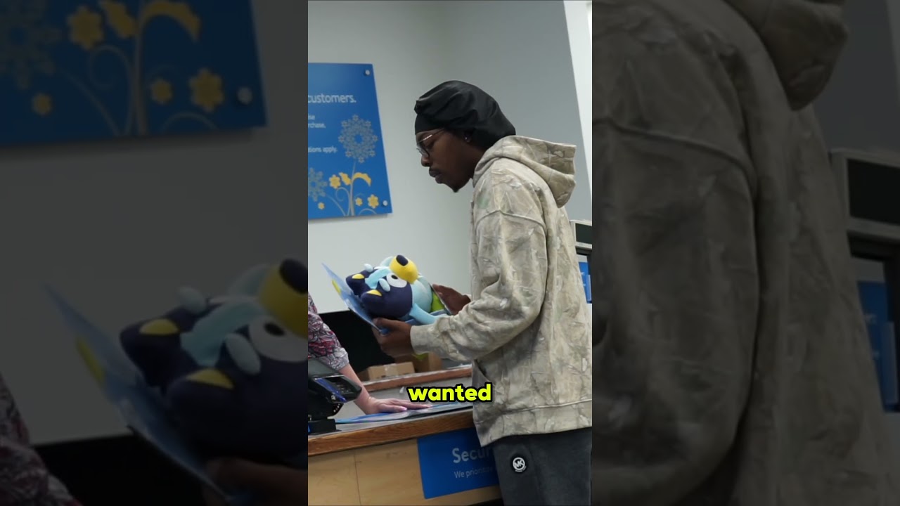 Cusing toy prank on Walmart employee 