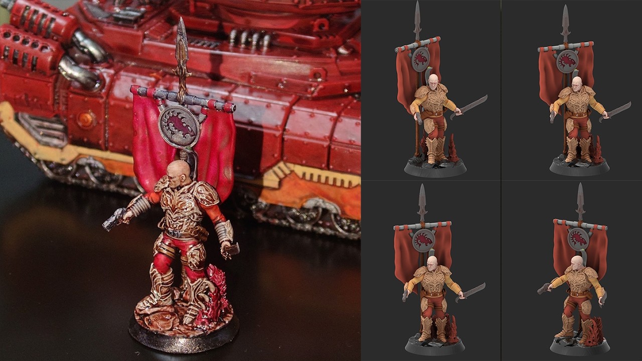 How I killed the coolest miniature of this faction, Forbidden Wood Stain Precoat for resin miniature