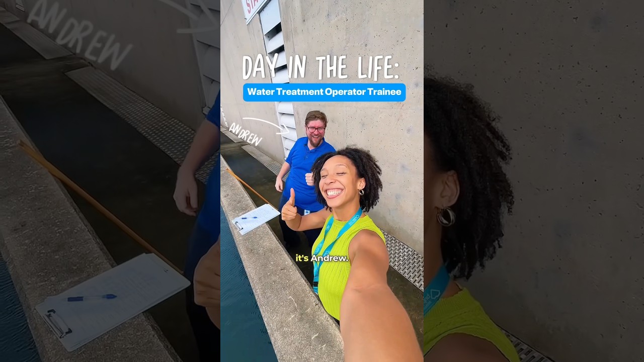 Day in the life of a Water Treatment Operator #dayinthelife #jobsexplained #manufacturingjobs #genz