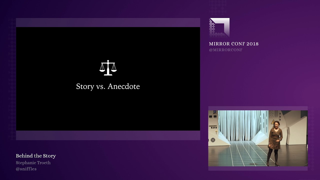 Mirror Conf 2018 | Stephanie Troeth - Behind the Story