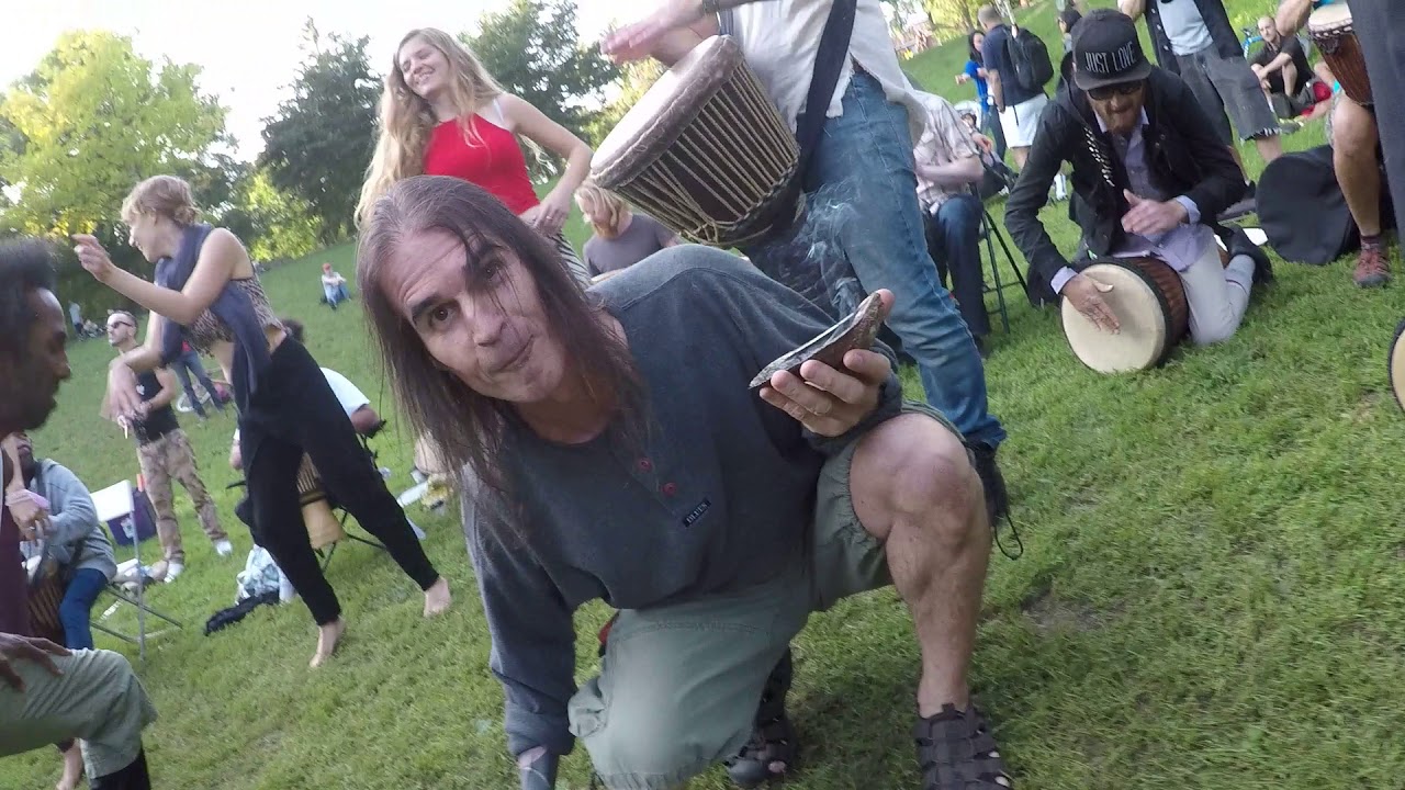 Trinity Bellwoods Park - Drum Circle WalkAround 2017-09-10