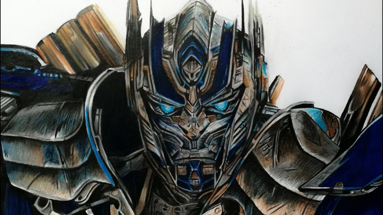 Drawing Optimus Prime : Transformers 5  🚛✍🏻