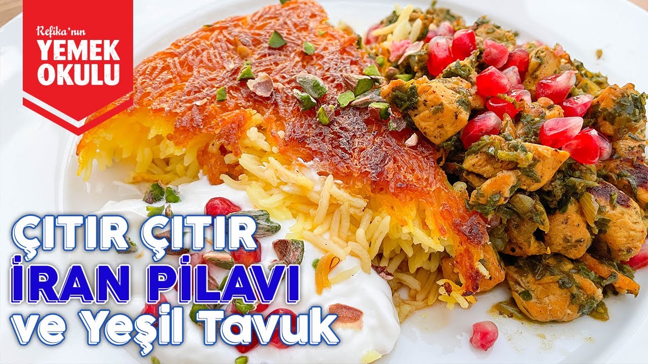 Bu Pilav Tarifi Kaçmaz! 😍 Çıtır İran Pilavı ve Sebzeli İran Usulü Tavuk Tarifi