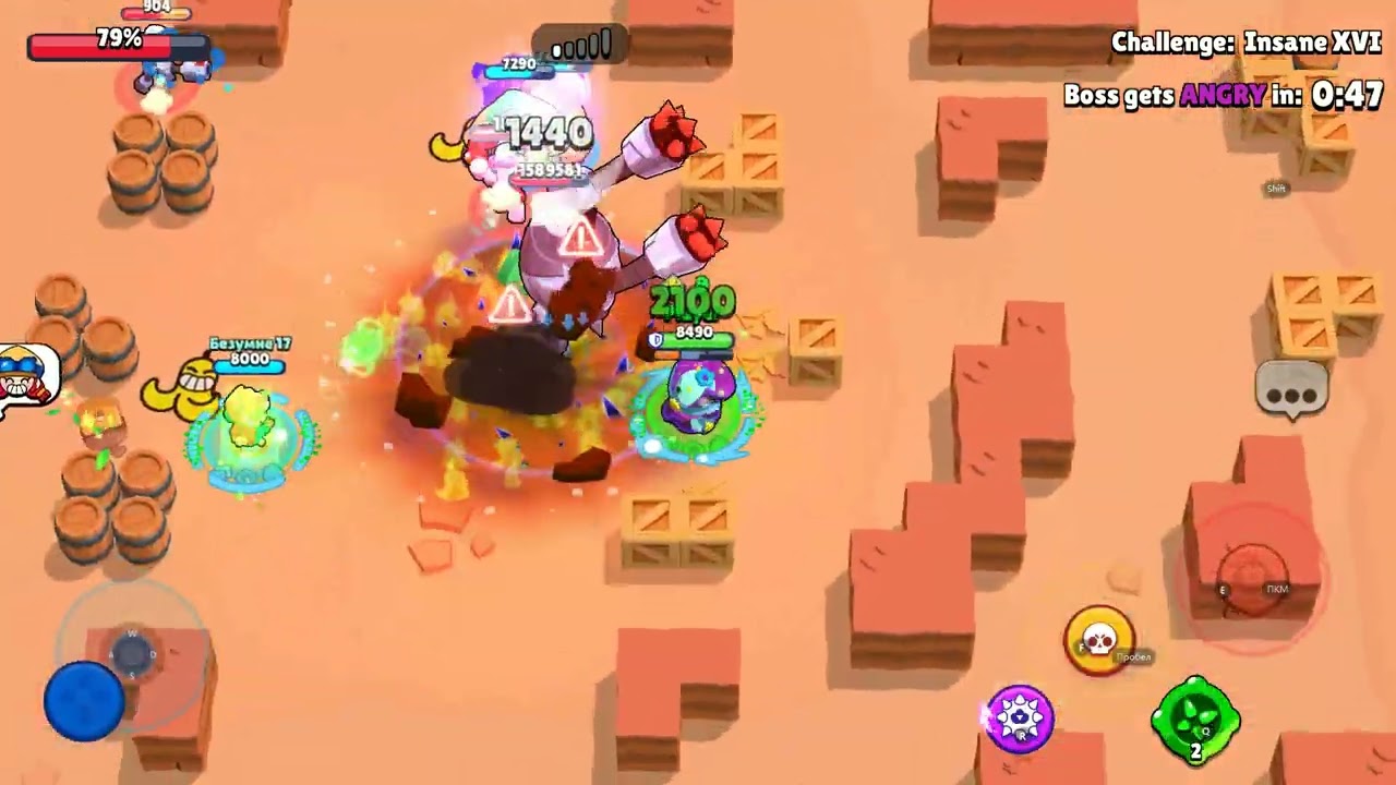 Bossfight insane 16 real time gameplay Nita | Jessie (1 Power Level) | Spike