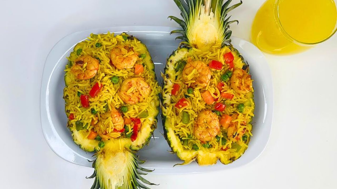HOW TO MAKE PINEAPPLE FRIED RICE