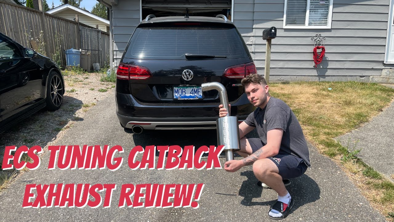 MK7 Golf Alltrack ECS Catback Exhaust Review!