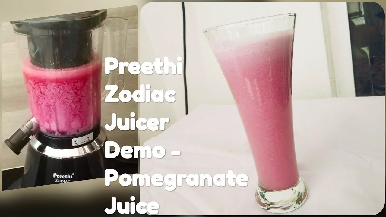Preethi Zodiac Juicer Demo | Pomegranate juice using preethi zodiac | No filtering, Easy juicing|