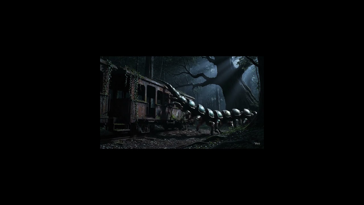 Giant Centipede Rampage on the Ghost Train