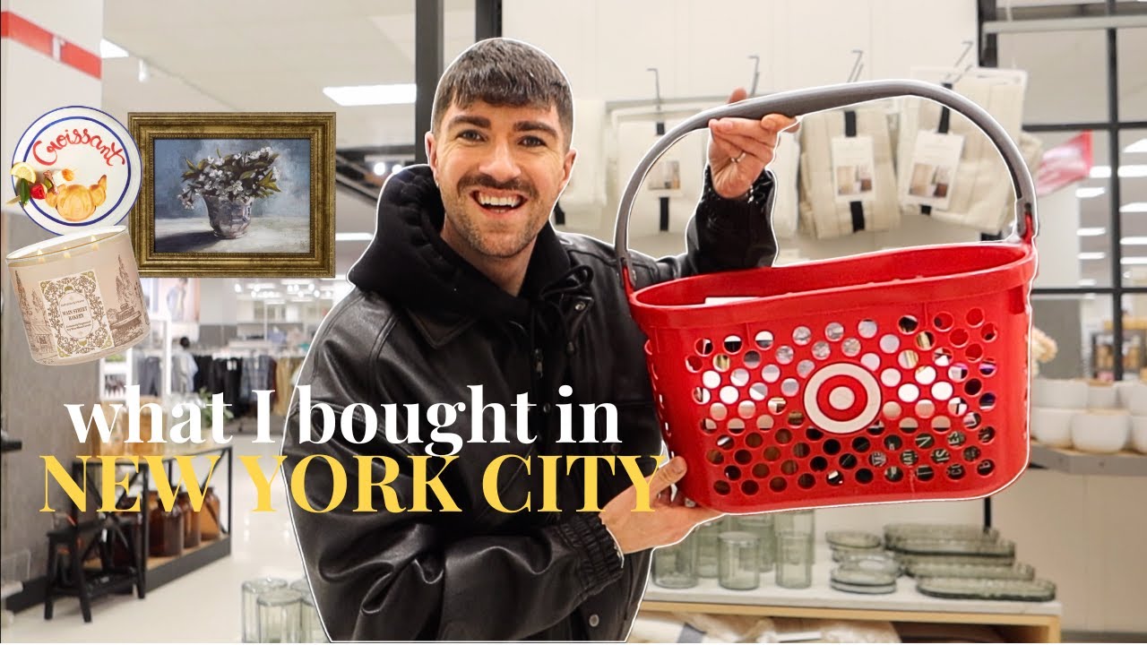 A HUGE NEW YORK HAUL | Target, Anthropologie, Trader Joes & Thrifting
