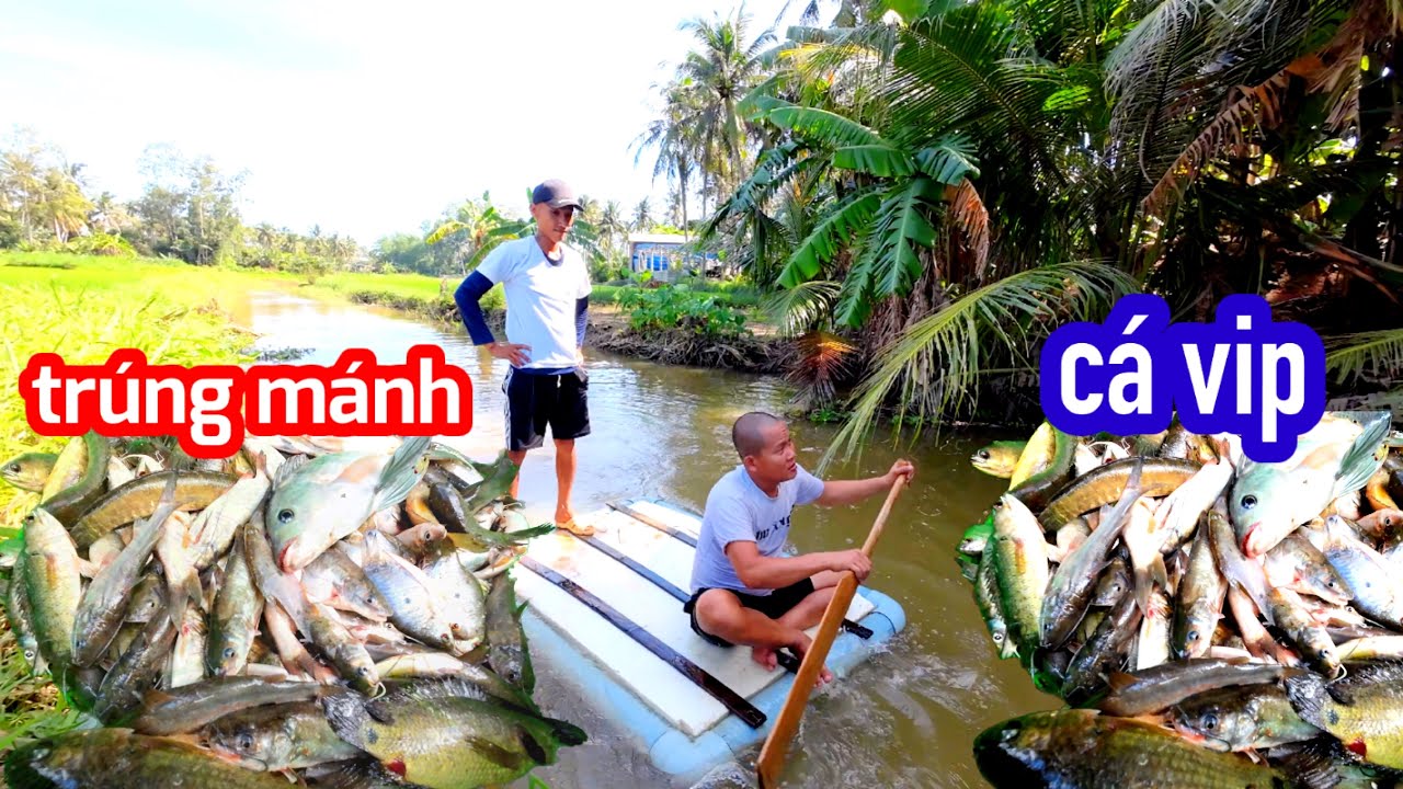 Trúng Đậm Mẻ Cá Chốt Trâu Đầu Mùa Lai Rai Cùng Anh Em Xóm | Son Duoc Vlog