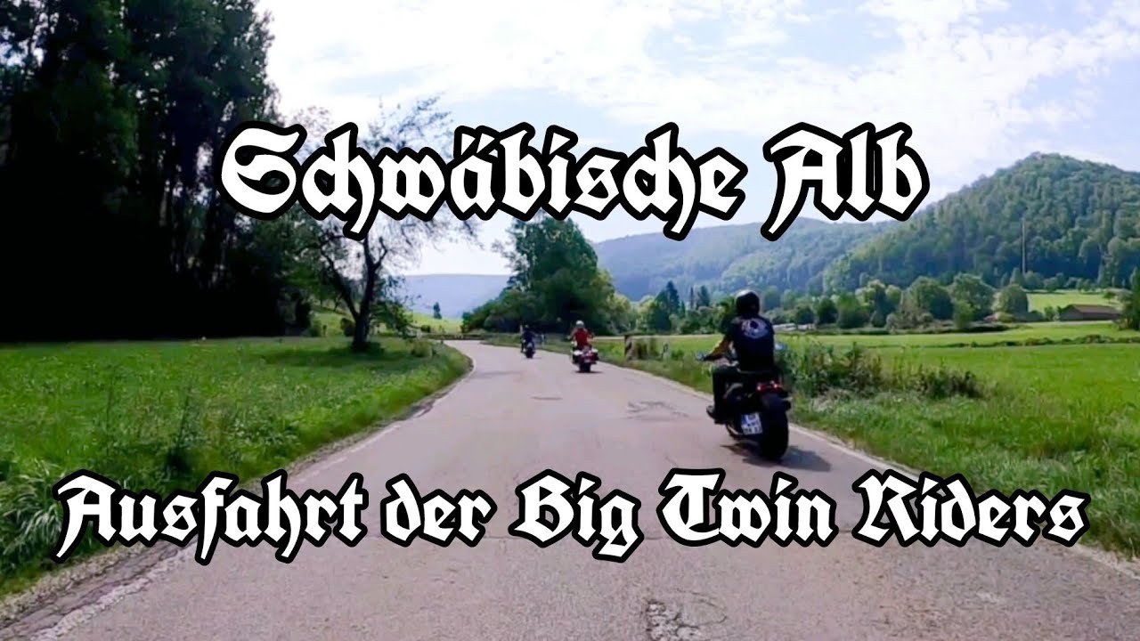Schwäbische Alb - Motorradtour mit den Big Twin Riders mit Einkehr in der Rettich Bar in Deizisau