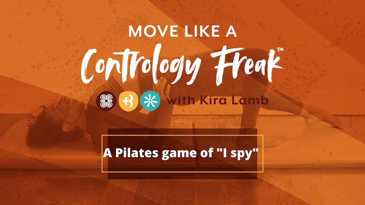 A Pilates game of "I spy"