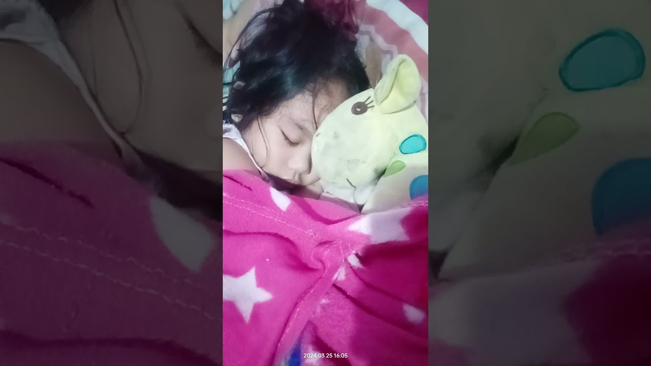 Daddy and AC  sleeping moment