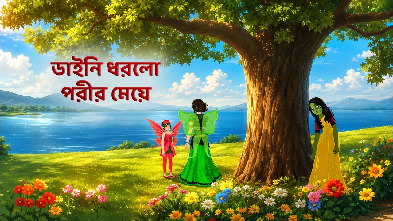 ডাইনি ধরলো পরীর বাচ্চা | Bengali Fairy Tales Cartoon | Rupkothar Notun Bangla Golpo | Dhadha Point