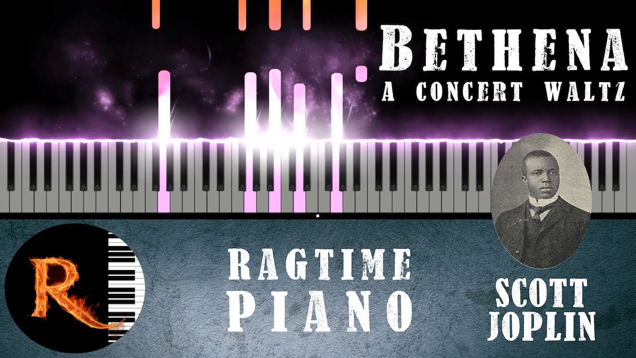 Bethena, A Concert Waltz (1905) Scott Joplin - Ragtime Piano Waltz