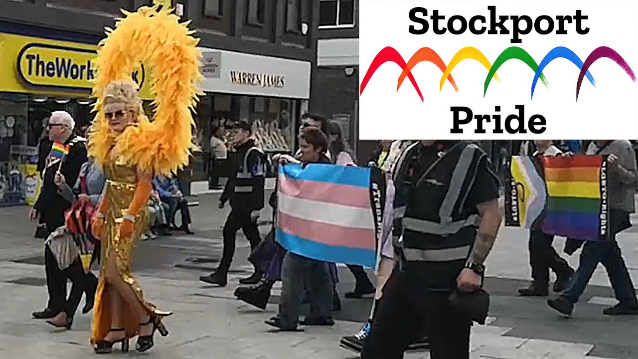 Stockport Pride Parade - Stockport town centre (July 31st 2022)