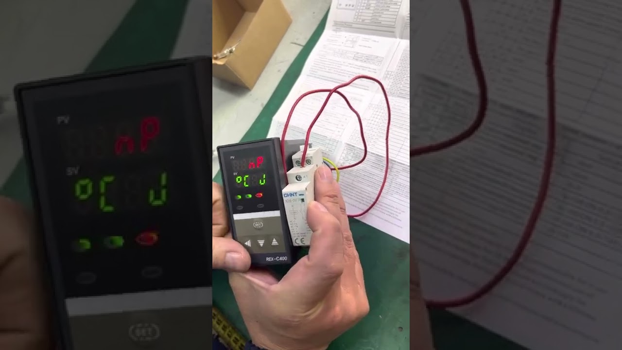 🔴 Conexión básica de Control de temperatura camsco Rex c 400, a Contactor 110v