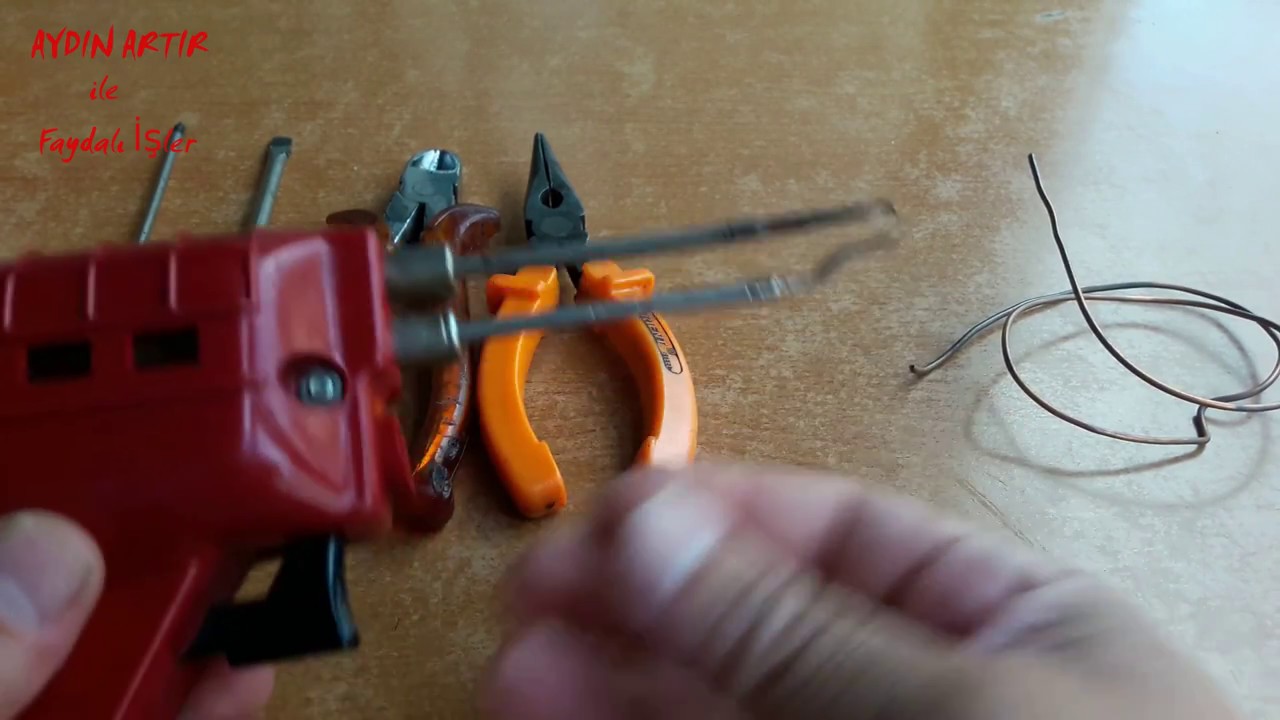 Havya Ucu Yapımı,Bakır Telden //  Making Tip For Soldering Gun